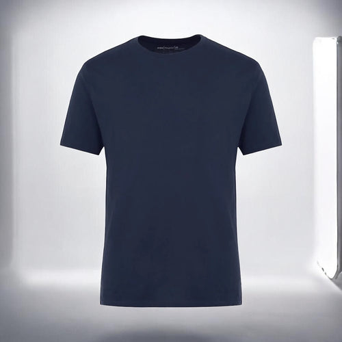 Men’s Plain Crew Neck T-Shirt – Blue Night