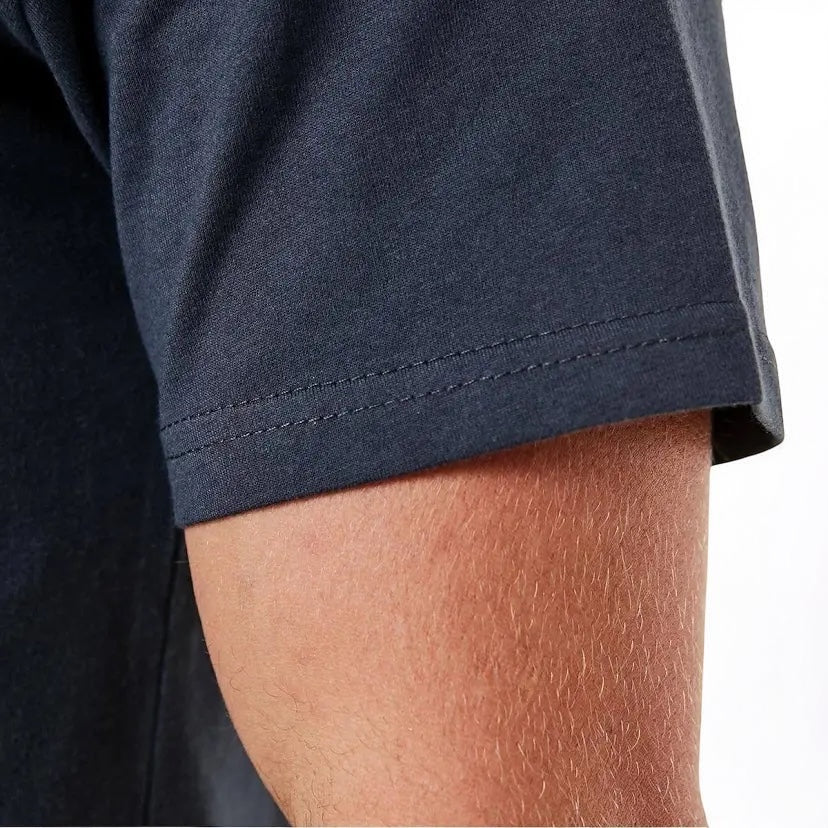 Men’s Plain Crew Neck T-Shirt – Blue Night