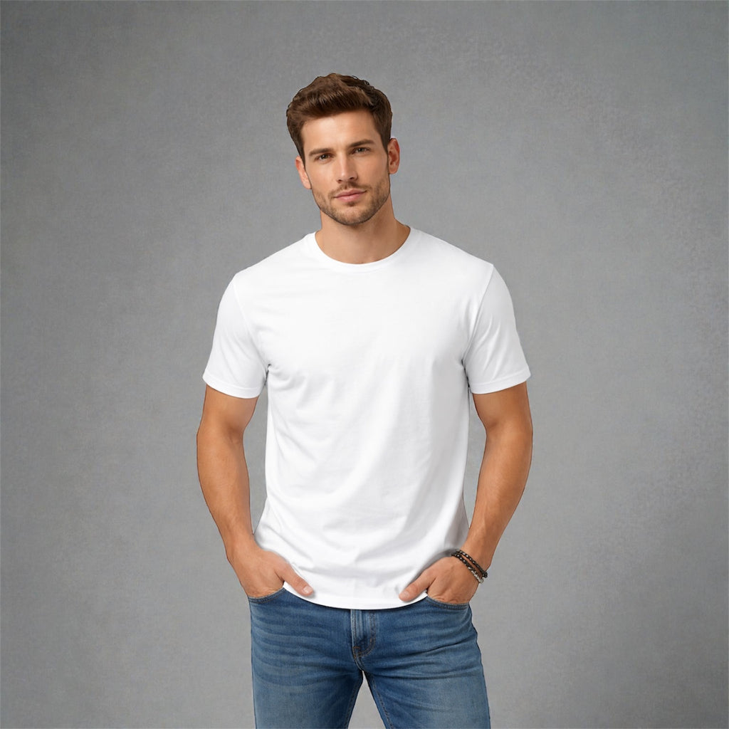 Classic Crew Neck Tee - White