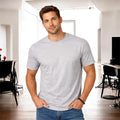 Classic Grey Crew Neck T-Shirt